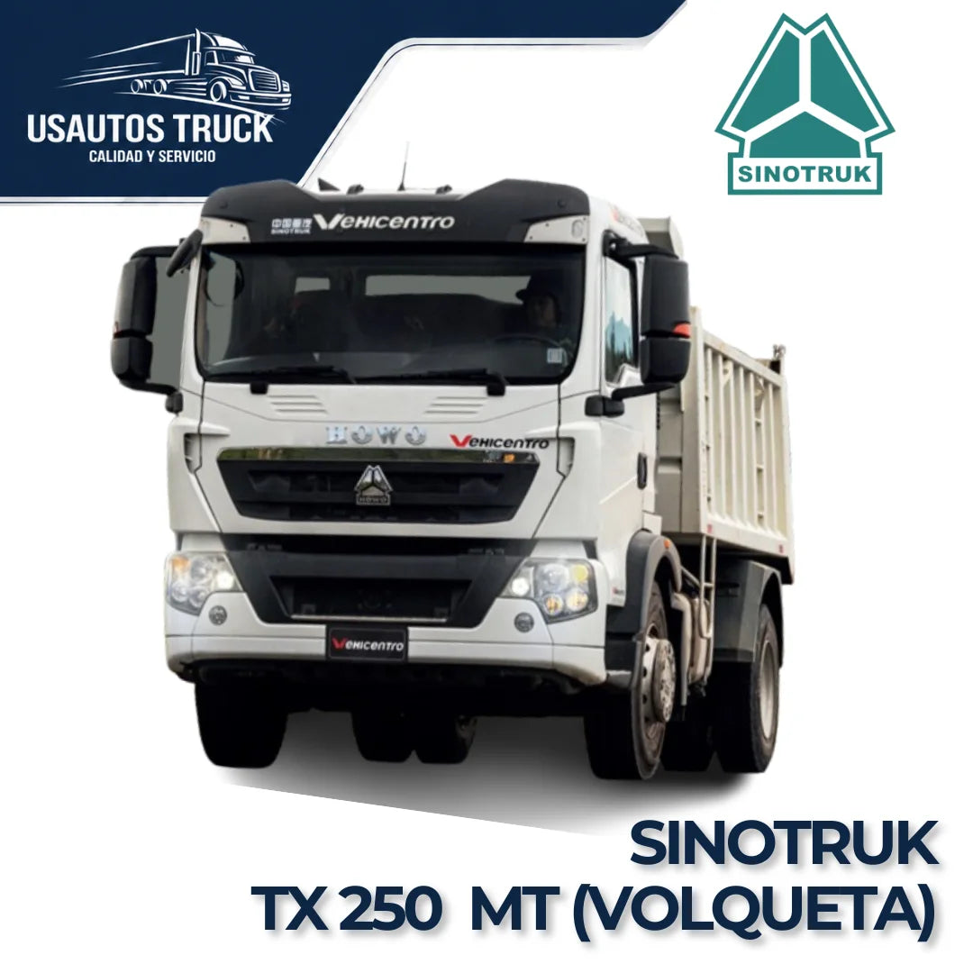SINOTRUK NUEVA TX 250 CHASIS CORTO MT (VOLQUETA) NUEVO