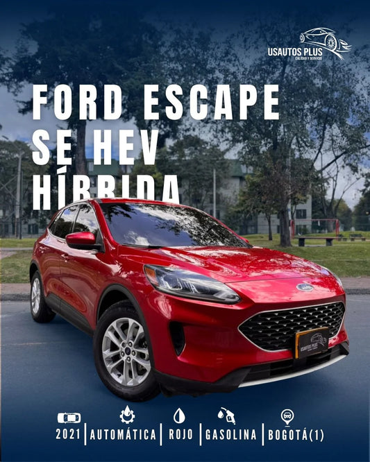FORD ESCAPE SE HEV 2021 HÍBRIDA AUTOMÁTICA