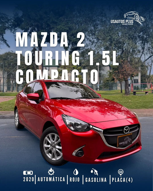 MAZDA 2 TOURING – AUTOMÁTICO 1.5L SEDÁN COMPACTO