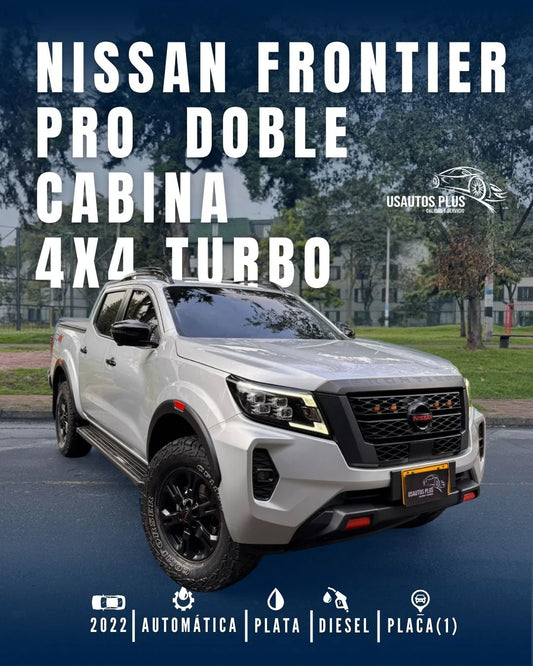 NISSAN FRONTIER PRO DOBLE CABINA 4X4 TURBO DIÉSEL AUTOMÁTICA