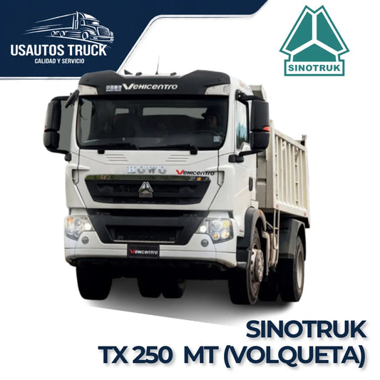 SINOTRUK NUEVA TX 250 CHASIS CORTO MT (VOLQUETA) NUEVO