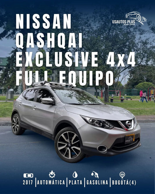 NISSAN QASHQAI EXCLUSIVE 4*4 FULL EQUIPO