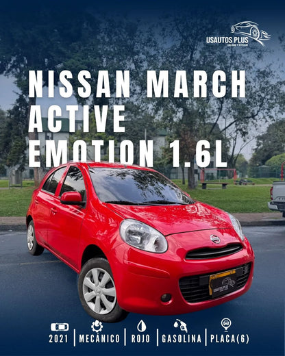 NISSAN MARCH ACTIVE EMOTION 1.6L MECÁNICO
