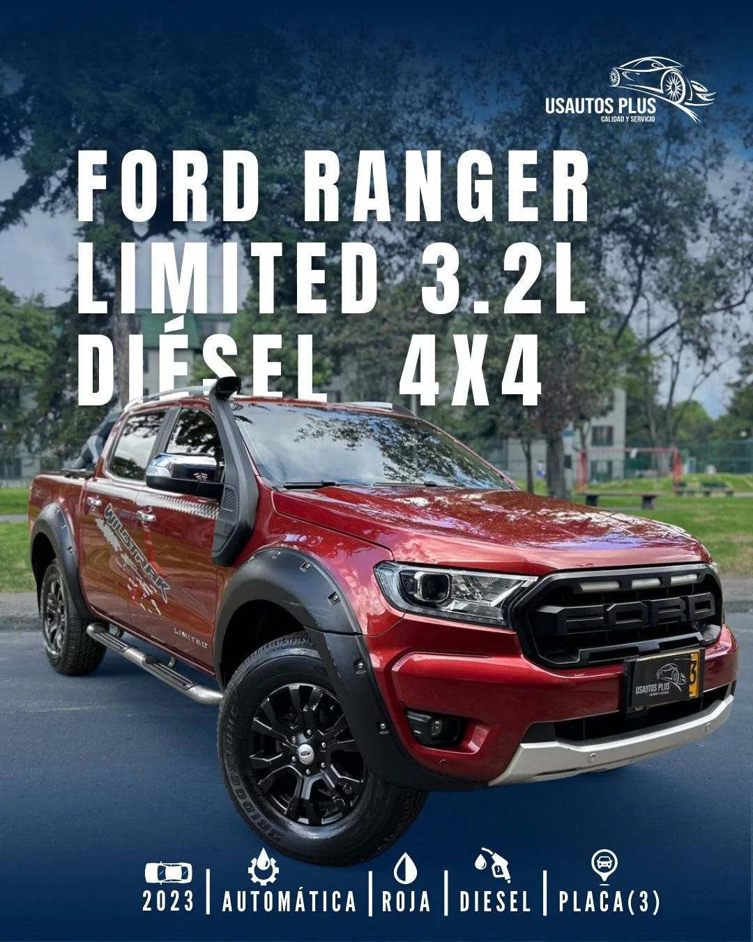 FORD RANGER LIMITED 3.2L DIÉSEL AUTOMÁTICA 4X4