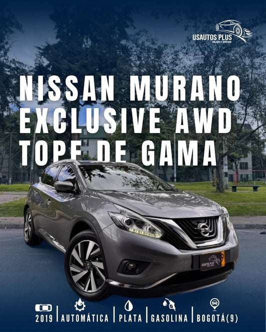 NISSAN MURANO EXCLUSIVE AWD – TOPE DE GAMA