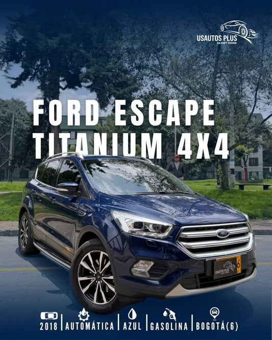 FORD ESCAPE 4X4 2018 TITANIUM AUTOMÁTICA