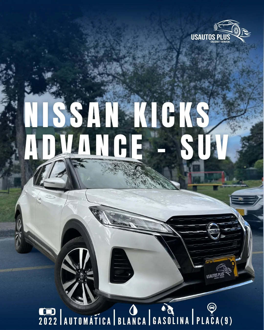 NISSAN KICKS ADVANCE – AUTOMÁTICA GASOLINA 1.6L SUV