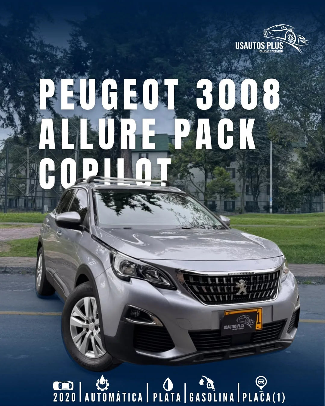 PEUGEOT 3008 ALLURE PACK COPILOT AUTOMÁTICA