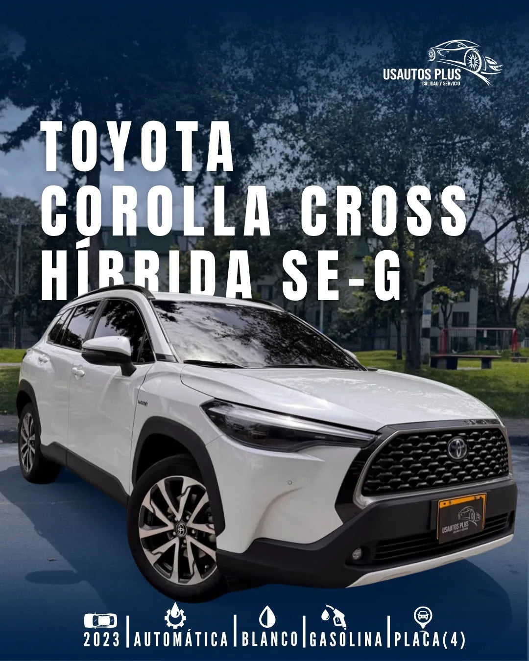 TOYOTA COROLLA CROSS HÍBRIDA SE-G 1.8 2023