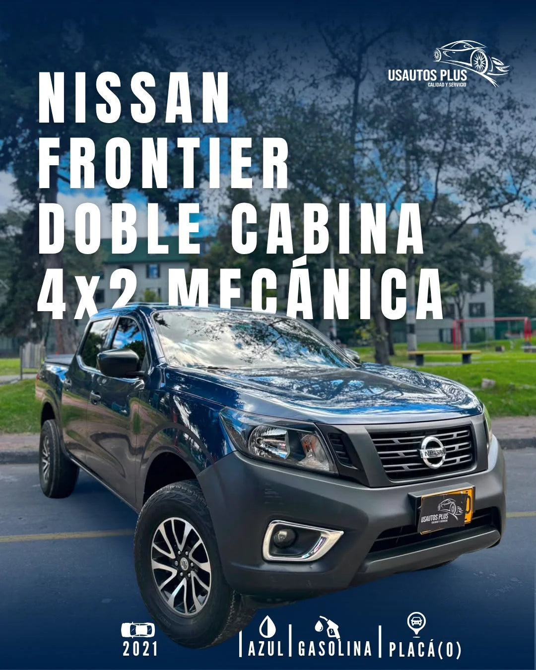 NISSAN FRONTIER DOBLE CABINA 4x2 MECÁNICA