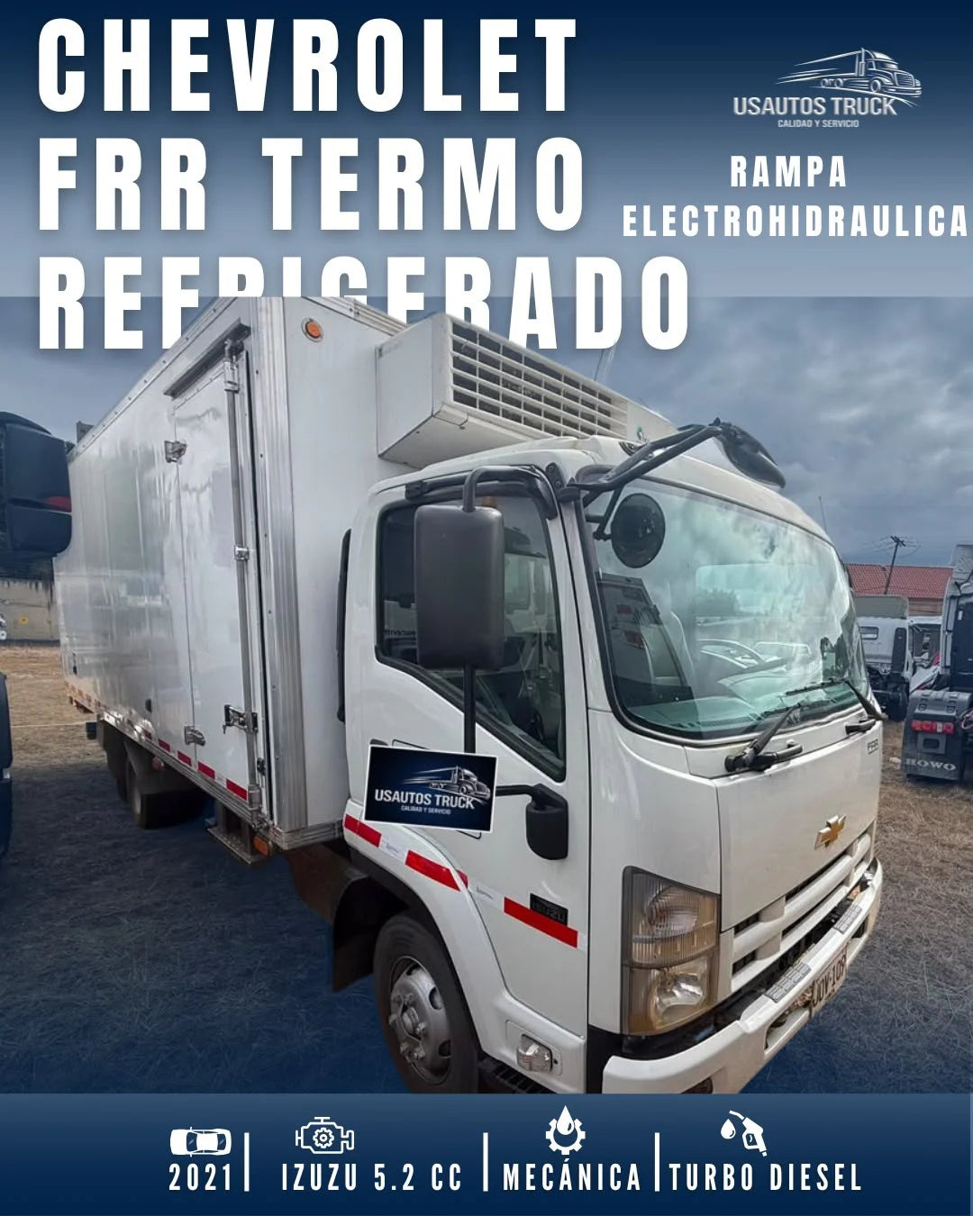 CHEVROLET FRR TERMO REFRIGERADO / RAMPA ELECTROHIDRAULICA