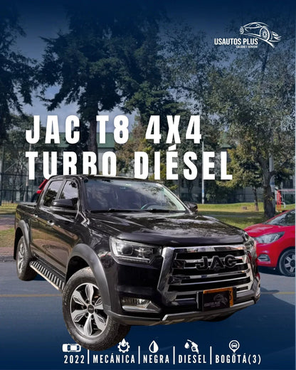 JAC T8 4X4 TURBO DIÉSEL MECÁNICA