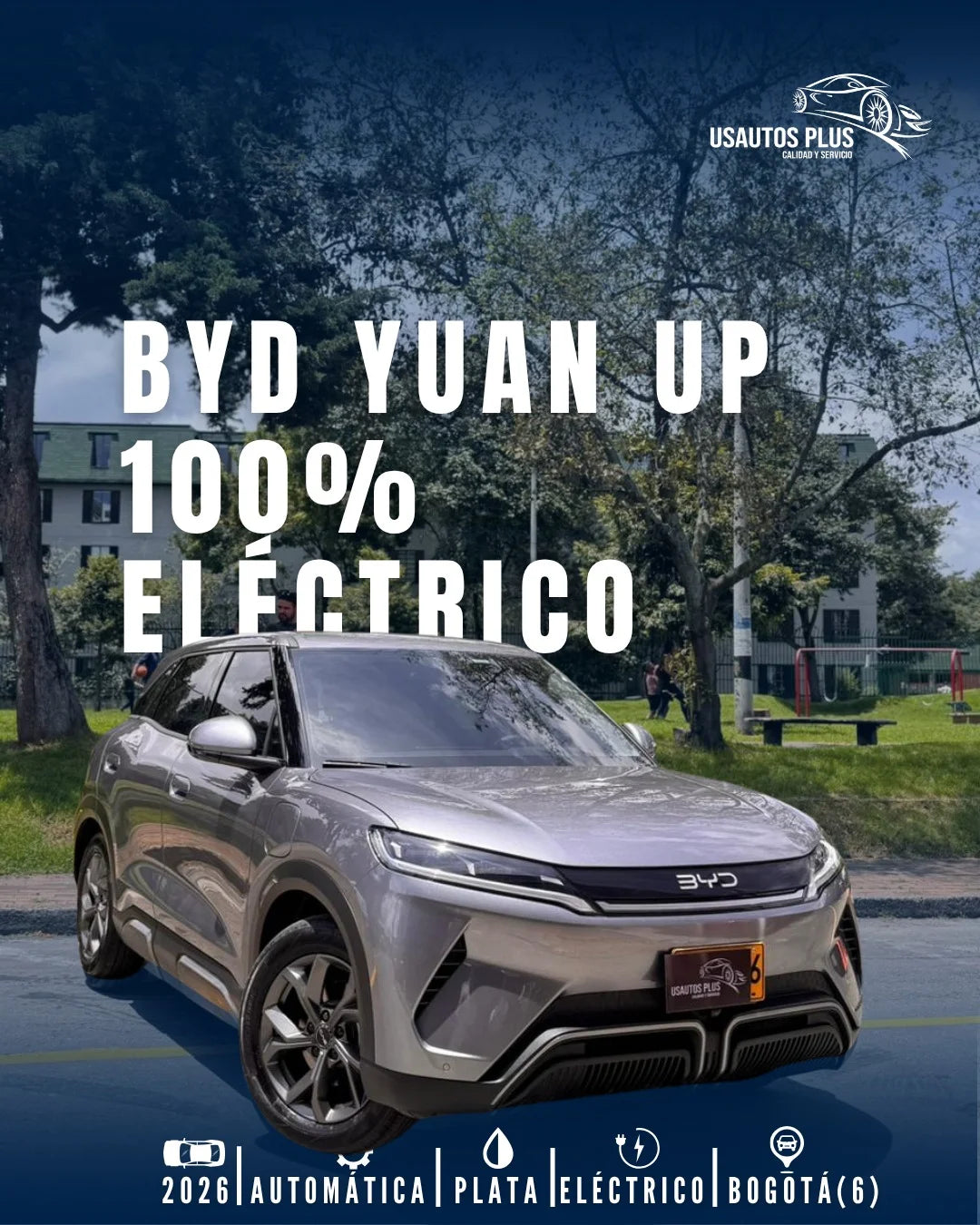 BYD YUAN UP 2026 100% ELÉCTRICO AUTOMÁTICA