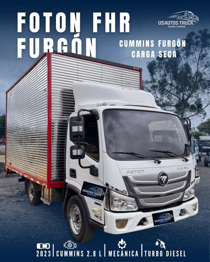 FOTON FHR MOTOR CUMMINS FURGÓN CARGA SECA