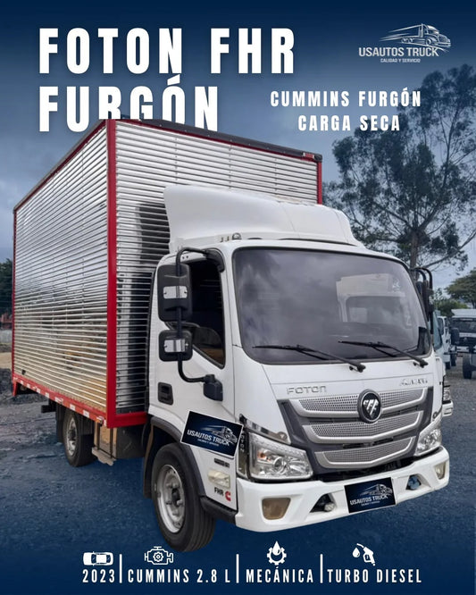 FOTON FHR MOTOR CUMMINS FURGÓN CARGA SECA