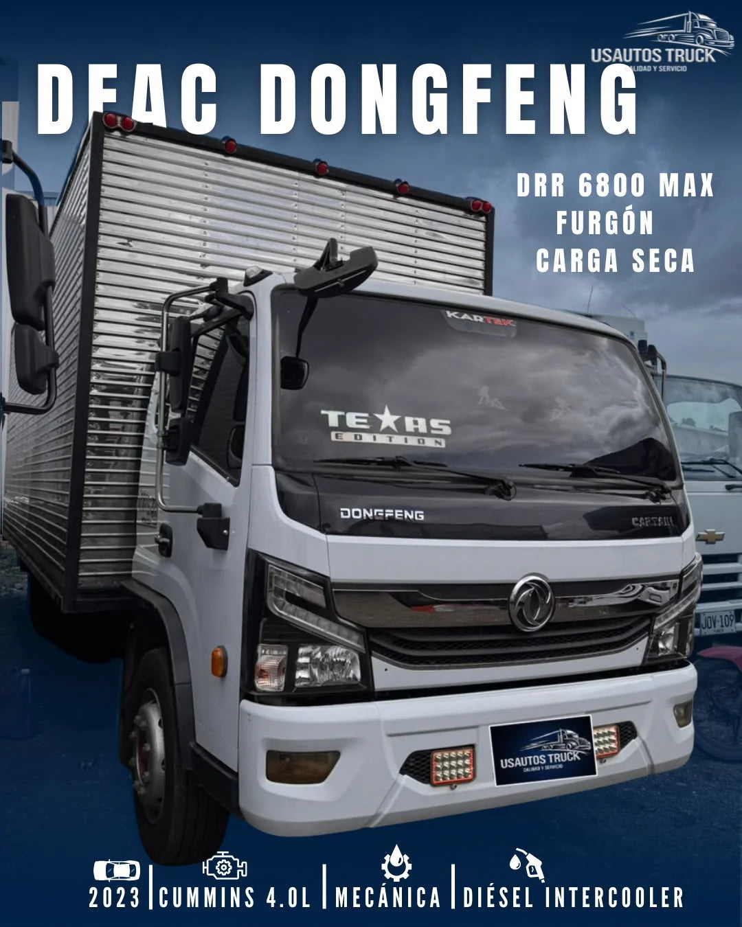 DONGFENG DRR 6800 MAX FURGÓN CARGA SECA