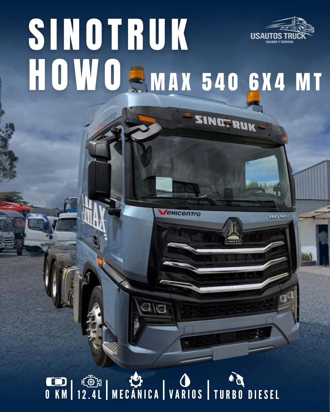 SINOTRUK HOWO MAX 540 6X4 MT
